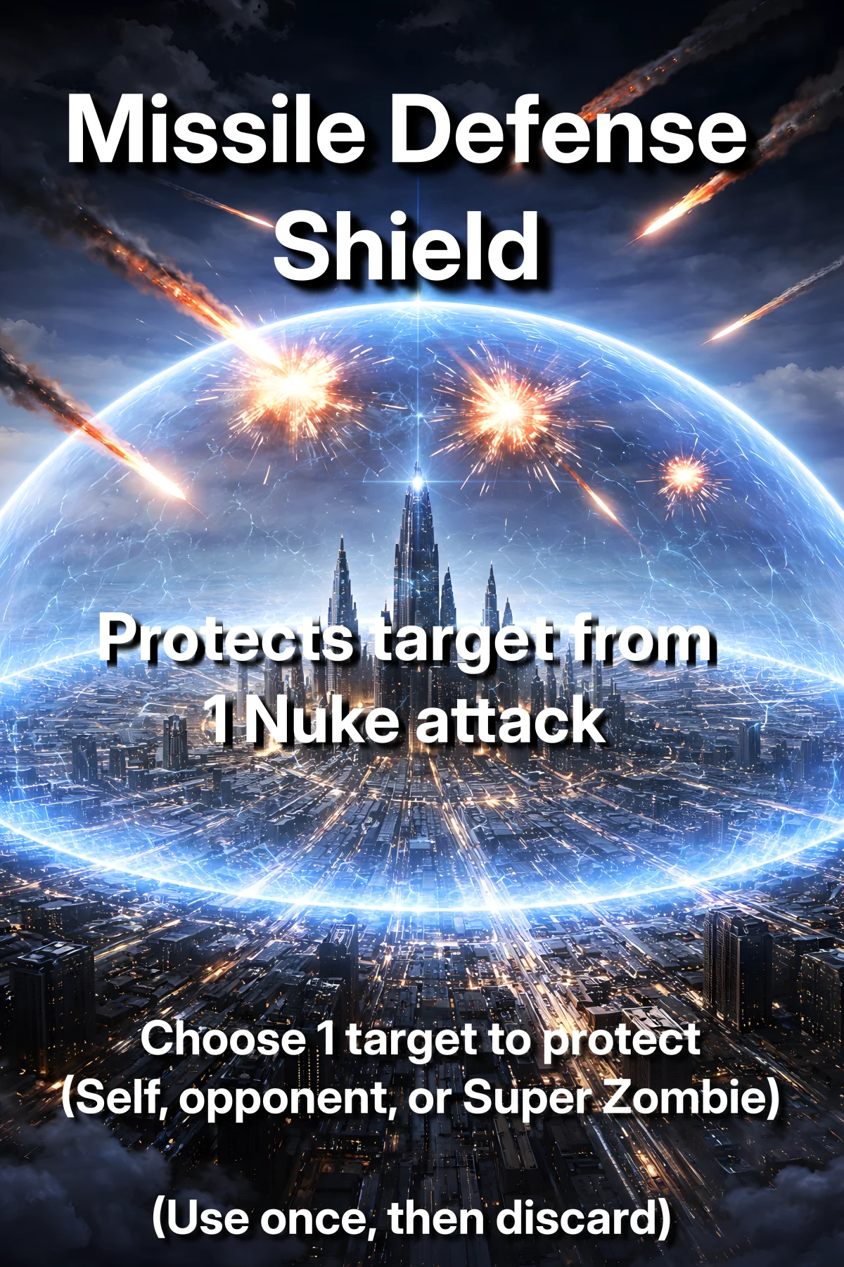 Missile Defense Shield Power Card