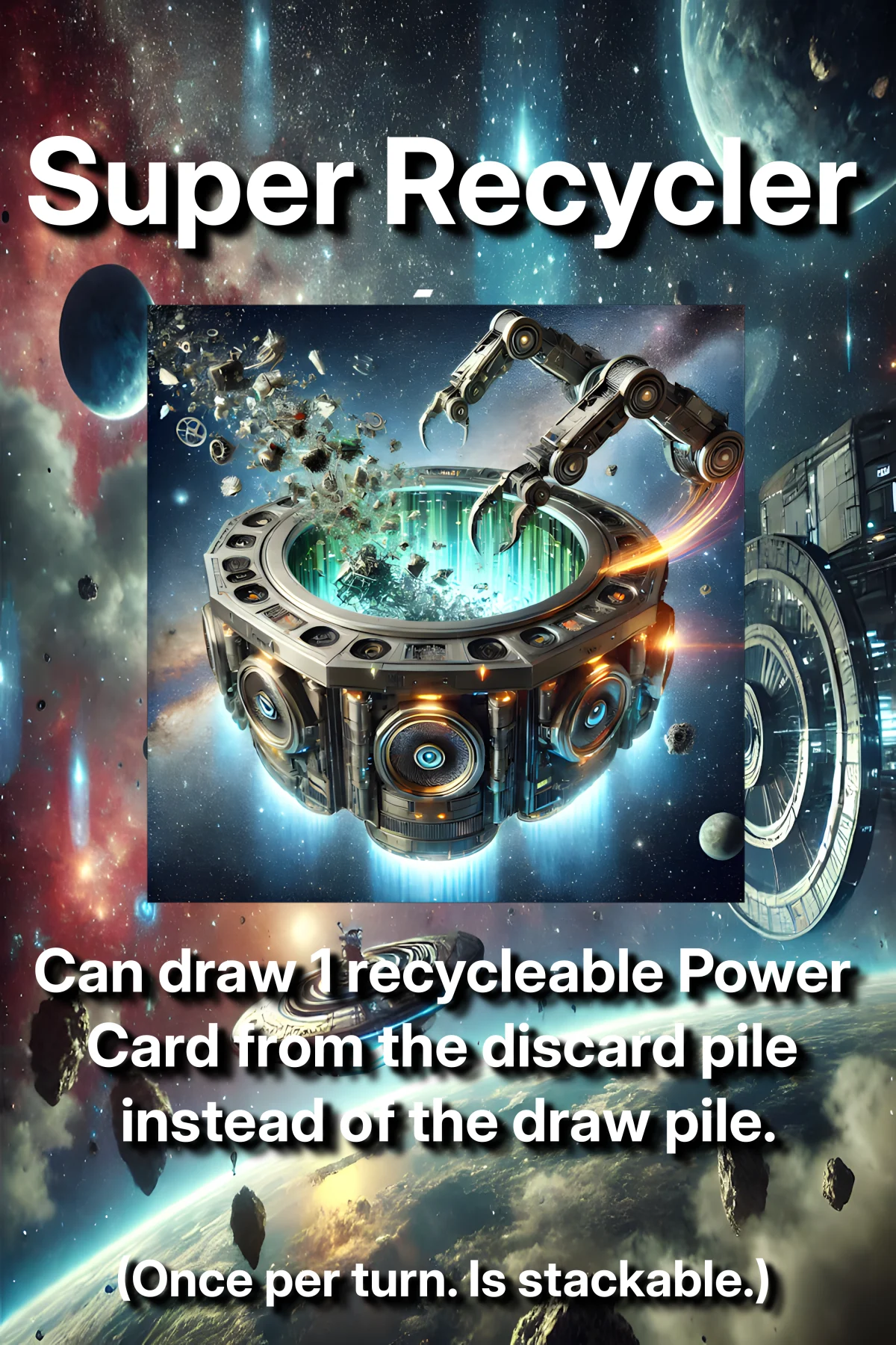 Super Recycler Power Card